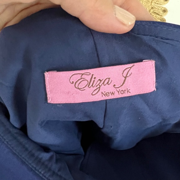 Eliza J One shoulder ruffle Sleeve dress - Picture 4 of 6